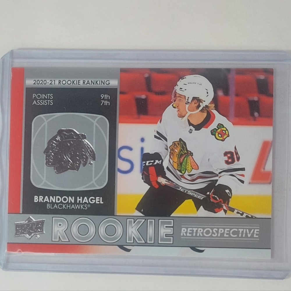 Brandon Hagel Upper Deck Rookie Respective Chicago Blackhawks 2021-22
